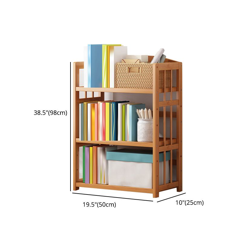 Contemporary Wood Bookcase Open Back Bookshelf for Home Office Clearhalo 'Bookcases' 'Furniture' 'furniture_bookcases' 'Office Furniture' 1200x1200_9943810d-c2a8-4c9e-9b14-d28b7fd97cce