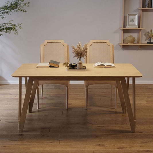 Modern 1/2/3/5/9 Pieces Dining Set Wood Dining Furniture Set in Natural Clearhalo 'Dining Room Sets' 'Dining Tables & Seating' 'dining_room_set' 'furn' 'furn_dining_room_set' 'Furniture' 'Kitchen & Dining Furniture' 1200x1200_99439880-5437-4503-b37d-85d3848a2854
