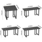 Industrial Sintered Stone Top Dinner Room Kitchen Table Black Metal Base Table for Dinning Room Clearhalo ' dining_table' 'Dining Tables & Seating' 'Dining Tables' 'furn' 'furn_dining_table' 'Furniture' 'furniture_dining_table' 'Kitchen & Dining Furniture' 'kitchen&dining_furn' 'kitchen' 'kitchen_dining_table' 1200x1200_9943e098-5e1a-4f6f-90bd-afa5e9b1cecf