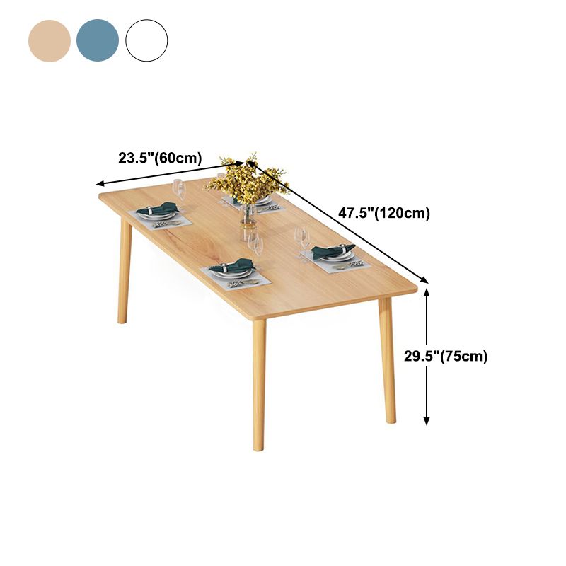 Industrial Wood Rectangle Dining Table Kitchen Standard Dining Table with 4 Legs Clearhalo ' dining_table' 'Dining Tables & Seating' 'Dining Tables' 'furn' 'furn_dining_table' 'Furniture' 'furniture_dining_table' 'Kitchen & Dining Furniture' 'kitchen&dining_furn' 'kitchen' 'kitchen_dining_table' 1200x1200_99459cf4-68c1-4c19-961f-488991223991