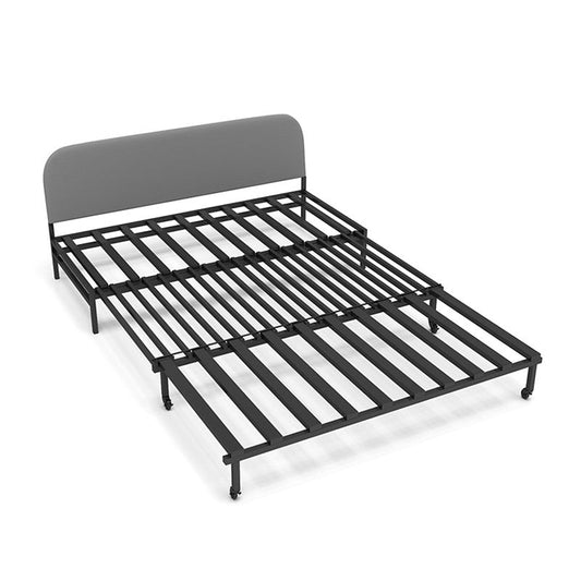 Graues Kunstledersofa mit Lagerung Kissen zurückkissen -Rückensofa