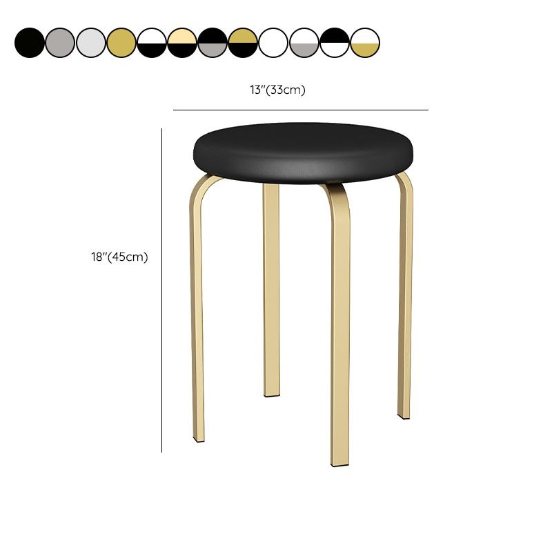 Modern Round Standard Solid Color Water Resistant Standard for Home Decor Clearhalo 'furn' 'furn_ottomans_poufs' 'Furniture' 'Living Room Furniture' 'Ottomans & Poufs' 'ottomans_poufs' 1200x1200_99495708-5a90-4a48-b733-f1e3942192aa