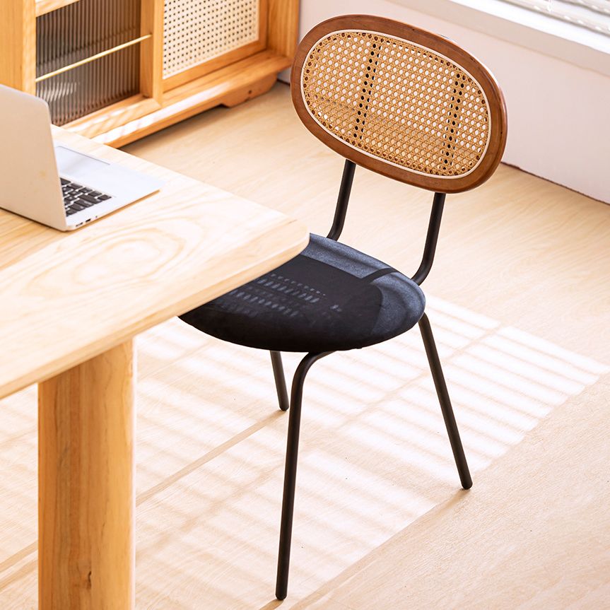 Modern Style Metal Dining Room Kitchen Chairs Set Open Back Dining Side Chair Clearhalo ' kitchen&dining_furn' 'Dining Chairs' 'Dining Tables & Seating' 'dining_chair' 'furn' 'furn_dining_chair' 'Furniture' 'furniture_dining_chair' 'Kitchen & Dining Furniture' 'kitchen' 1200x1200_9949fc4f-9c34-4012-8420-934431a33439