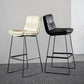 Modern Restaurant Leather Stool Matte Finish Footrest Low Back Barstool Clearhalo 'Bar Furniture' 'Bar Stools' 'bar_stools' 'furn' 'furn_bar_stools' 'Furniture' 'furniture_bar_stools' 'Kitchen & Dining Furniture' 1200x1200_994b641c-41d1-43ff-b837-e200fed8fe2f