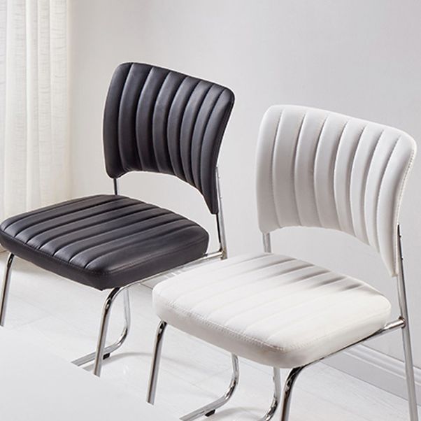 Modern Style Task Chair Mid-Back Ergonomic Armless Office Chair Clearhalo 'furn' 'furn_office_chair' 'Furniture' 'furniture_office_chair' 'Office Chairs' 'Office Furniture' 'office_chair' 1200x1200_994ba33c-6b61-48b0-b3fa-99387abbf368