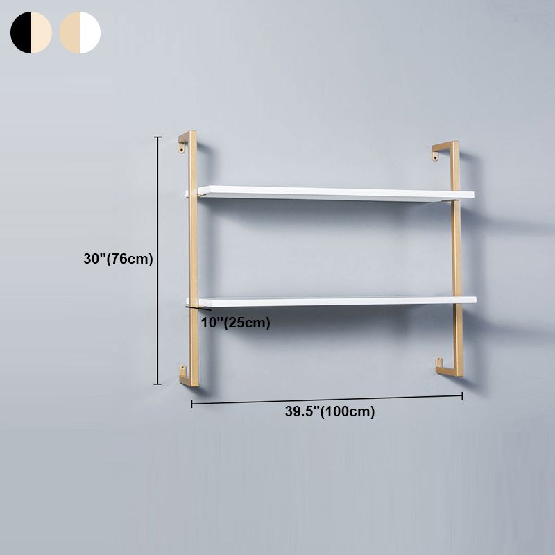 Contemporary Wall Unit Bookshelf with Iron Frame Manufactured Wood Shelf Clearhalo 'Bookcases' 'furn' 'furn_bookcases' 'Furniture' 'furniture_bookcases' 'kitchen' 'kitchen_bookcases' 'Living Room Furniture' 'Office Furniture' 1200x1200_994c8b7e-6a8f-4d35-8d14-4ba10fb867e6