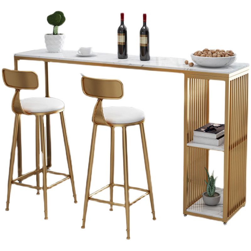 Juego de mesa de bar y taburetes industriales de 1/2/3 piezas