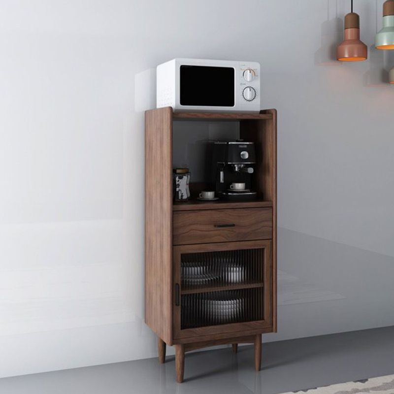 Casa di casa in legno moderno moderna scheda laterale aperta con cassetto e mobile