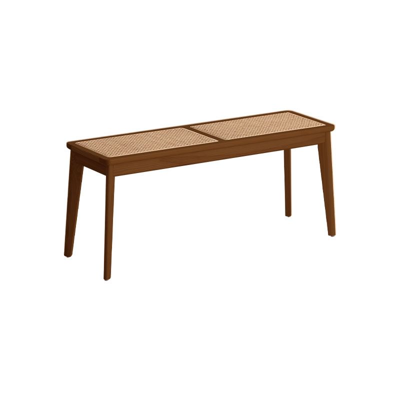 Tropical Solid Wood Bedroom Bench 11.8" Wide Seating Bench with Legs Clearhalo 'Benches' 'Chairs & Seating' 'furn' 'furn_benches' 'Furniture' 'Living Room Furniture' 1200x1200_994dc201-06c7-4282-845e-94abaf74bf1f