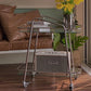Living Room Double Tier Contemporary with Storage Glass Side Table Clearhalo 'Coffee & Accent Tables' 'End & Side Tables' 'end_side_tables' 'furn' 'furn_end_side_tables' 'Furniture' 'Living Room Furniture' 1200x1200_994ebcc0-72e0-4c66-b9cc-2b1e95f86f0e