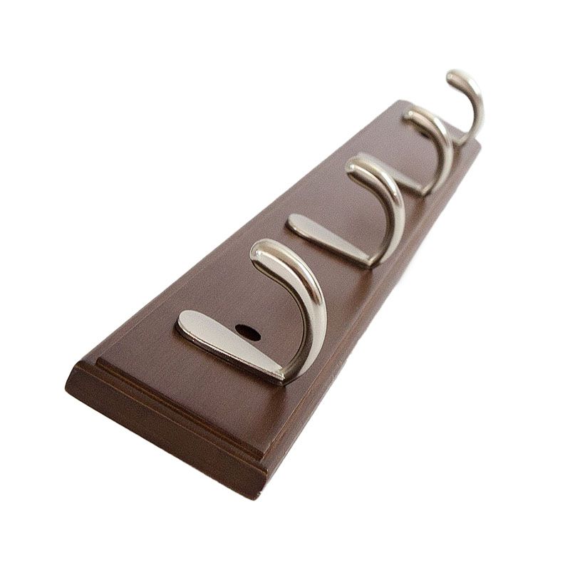 Modern Minimalist Coat Hanger Home Wall Hanging Wooden and Metal Coat Rack Clearhalo 'Entry & Mudroom Furniture' 'furn' 'furn_hall_tree_coat_racks' 'Furniture' 'Hall Trees & Coat Racks' 'hall_tree_coat_racks' 1200x1200_99538de3-ccc4-451b-9ddc-adf0369e9e51