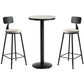 Industrielles 1/2/3-teiliges rundes Bartisch-Set aus Sinterstein-Bistro-Set für den Heimgebrauch
