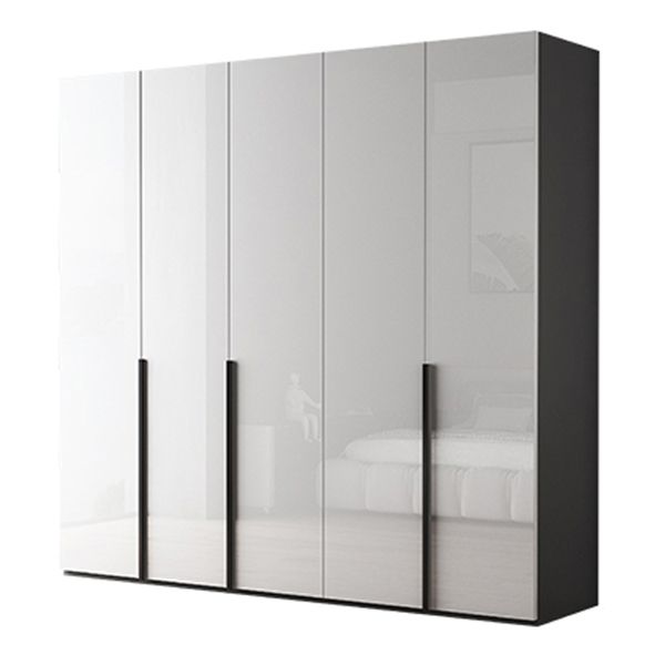 Moderne garderobe -kast met planken Engineered Wood Garderobe Armoire