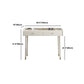 Bedroom Contemporary Storage Box 2-Drawer Cream Vanity Dressing Table Clearhalo 'Bedroom Furniture' 'furn' 'furn_makeup_vanities' 'Furniture' 'Makeup Vanities' 'makeup_vanities' 1200x1200_9959ec33-367d-4e93-bd19-dad8ad94398e