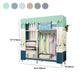 Contemporary Style Wardrobe Armoire Bedroom Armoire with Leg and Shelves