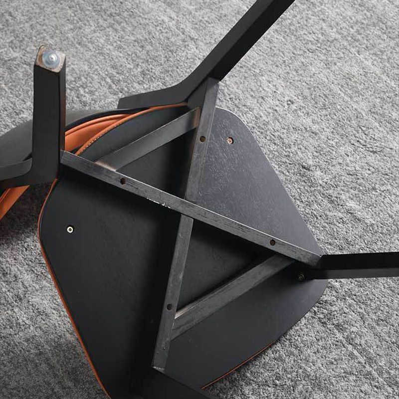 Modern Simple Side Chair Wooden Base Side Dining Chair for Home Use