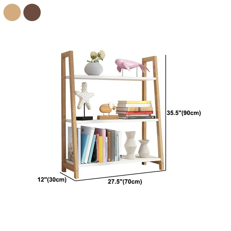 Scandinavian Style Bookshelf Open Back Bookcase for Study Room and Office Clearhalo 'Bookcases' 'furn' 'furn_bookcases' 'Furniture' 'furniture_bookcases' 'kitchen' 'kitchen_bookcases' 'Living Room Furniture' 'Office Furniture' 1200x1200_995c9a0e-df93-4038-86b2-509bcc0f337e