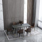 Metal Industrial Rectangular Dining Table Sintered Stone Dining Table with Metal Legs Clearhalo ' dining_table' 'Dining Tables & Seating' 'Dining Tables' 'furn' 'furn_dining_table' 'Furniture' 'furniture_dining_table' 'Kitchen & Dining Furniture' 'kitchen&dining_furn' 'kitchen' 'kitchen_dining_table' 1200x1200_995ce4e2-6241-49fe-8f88-2dec9e97ad59