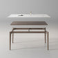 Modern 1/4/5/7 Pieces Furniture Stone Rectangle Dining Table Set in White Clearhalo 'Dining Room Sets' 'Dining Tables & Seating' 'dining_room_set' 'furn' 'furn_dining_room_set' 'Furniture' 'Kitchen & Dining Furniture' 1200x1200_995df2bc-f2c6-4ac7-a582-a7715bc222bf