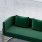 Smoking -Arm -Sofa 24,80 "W x 28,35" H Velvet Sofa Standard -Sofa