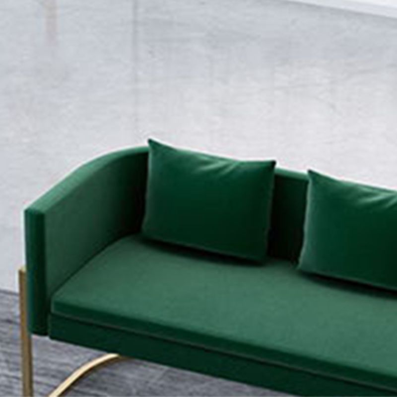 Smoking -Arm -Sofa 24,80 "W x 28,35" H Velvet Sofa Standard -Sofa