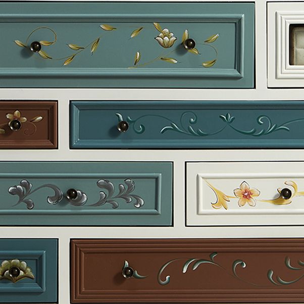 Bedroom Wooden Storage Chest Retro Storage Chest Dresser with Multi Drawers Clearhalo 'Bedroom Furniture' 'Dressers & Chests' 'dressers_chests' 'furn' 'furn_dressers_chests' 'Furniture' 1200x1200_9960886e-ffa3-47ee-9306-cb6fce368f11