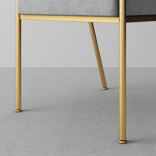 Scandinavian Style Luxury Upholstered Arm Chairs Open Back Dining Side Chair (Set of 2) Clearhalo ' kitchen&dining_furn' 'Dining Chairs' 'Dining Tables & Seating' 'dining_chair' 'furn' 'furn_dining_chair' 'Furniture' 'furniture_dining_chair' 'Kitchen & Dining Furniture' 'kitchen' 1200x1200_9962b98a-7204-4743-b2dc-57f5699d05ce