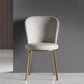 Glam Leather Dining Room Chair Armless Metal Dining Room Chairs for Home Use Clearhalo ' kitchen&dining_furn' 'Dining Chairs' 'Dining Tables & Seating' 'dining_chair' 'furn' 'furn_dining_chair' 'Furniture' 'furniture_dining_chair' 'Kitchen & Dining Furniture' 'kitchen' 1200x1200_9963730c-25db-454e-aa58-7a361585fae3