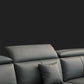 Modern Fabric Sectional Sofa 33.46"High Sloped Arms Sectionals with Storage, Grey Clearhalo 'furn' 'furn_sectionals' 'Furniture' 'furniture_sectionals' 'kitchen' 'kitchen_sectionals' 'Living Room Furniture' 'Sectionals' 1200x1200_996951a1-79a2-472f-ae2b-96cafa5971db