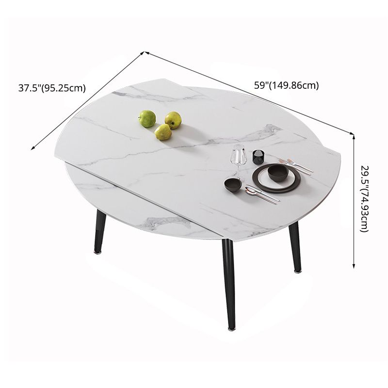 Modern Standard Sintered Stone Top Dining Room Set of 4 Legs Base for Kitchen Table Set Clearhalo 'Dining Room Sets' 'Dining Tables & Seating' 'dining_room_set' 'furn' 'furn_dining_room_set' 'Furniture' 'furniture_dining_room_set' 'Kitchen & Dining Furniture' 'kitchen&dining_furn' 'kitchen' 1200x1200_996b32dc-8964-4009-93ca-a8e62d55b705