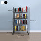 Modern Style Steel Bookshelf Open Shelf Bookcase with Caster Wheels Clearhalo 'Bookcases' 'furn' 'furn_bookcases' 'Furniture' 'furniture_bookcases' 'Office Furniture' 1200x1200_996df1cc-76fa-4282-b8fe-983550e1b25e
