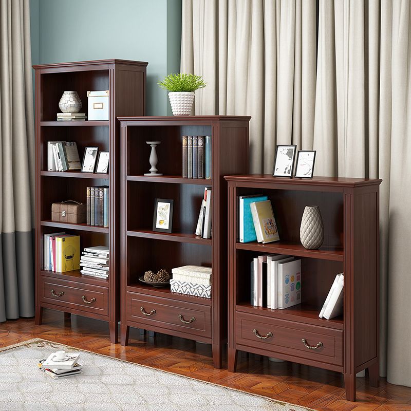 Closed Back Wooden Bookshelf Nordic Study Room Storage Standard Bookcase Clearhalo 'Bookcases' 'furn' 'furn_bookcases' 'Furniture' 'Office Furniture' 1200x1200_996eb768-835a-46bc-b960-7cdad421d6ea