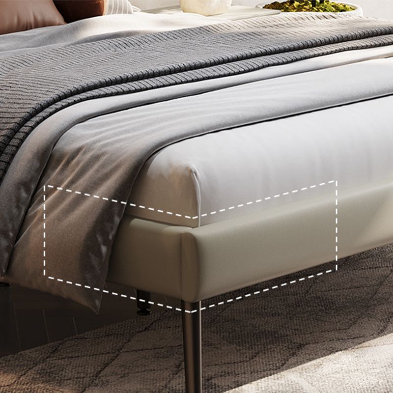 Pine Wood and Beech Slat Bed Foam Panel Modern Standard Bed Upholstered Headboard Clearhalo 'Bedroom Furniture' 'Beds' 'furn' 'furn_beds' 'Furniture' 1200x1200_997003de-b21c-4b91-a5ab-abefd202b519