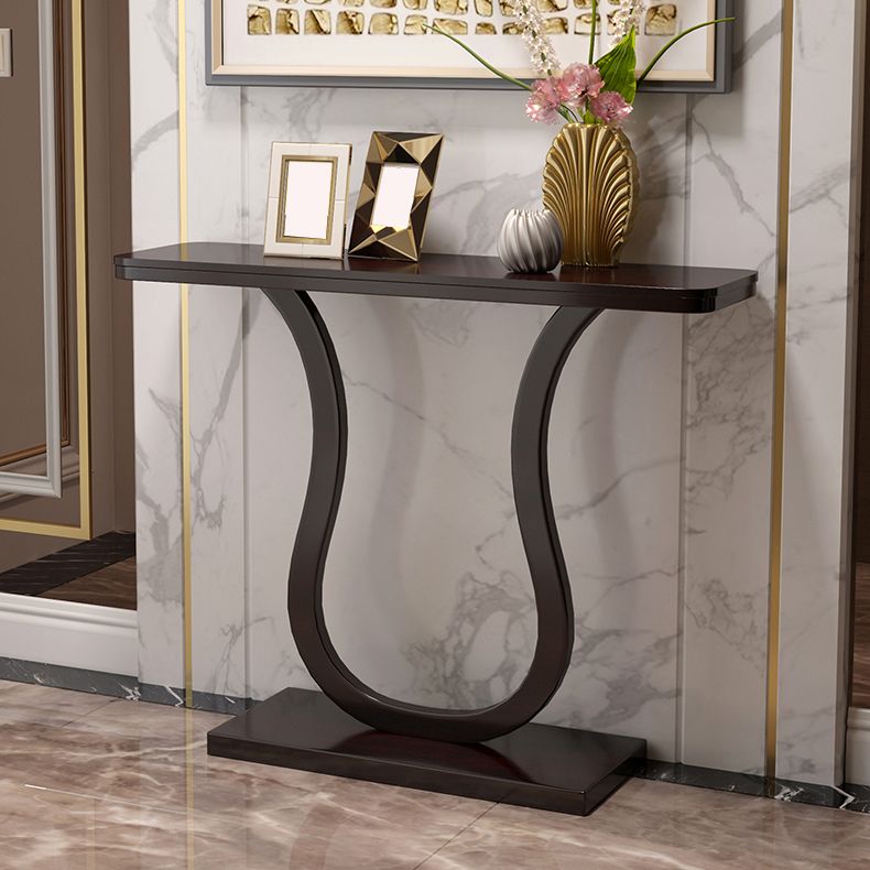 33,46 "Console alta Tabella 1 tavolo accento in legno massiccio per sala