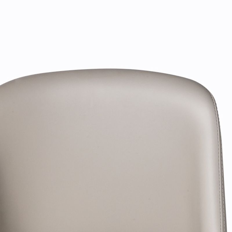 Glam Leather Bar Stool Backrest Gold Frame Counter Stool for Bristol