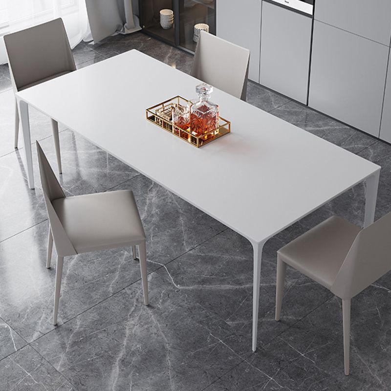 Industrial Dining Room Table Rectangle Stone Dinette Table for Home Clearhalo 'Dining Tables & Seating' 'Dining Tables' 'dining_table' 'furn' 'furn_dining_table' 'Furniture' 'Kitchen & Dining Furniture' 1200x1200_9974982e-cc0d-40d6-b42e-57275dab5c56