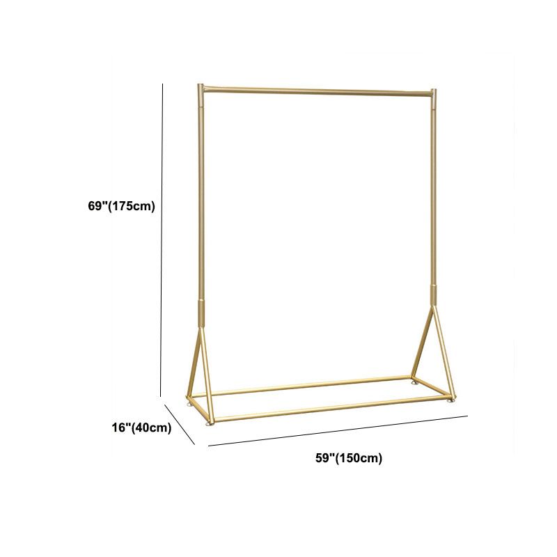Industriële cast rek vrijstaand metalen zaalstandaard met wielen gang