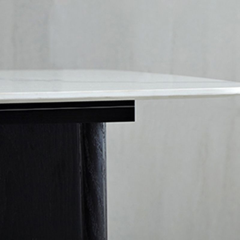 Set da pranzo contemporaneo di rettangolo di pietra 1/5/7 pezzi per la casa