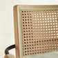 Modern Dining Set 1/7 Pcs Glass Base Dining Table with Solid Wood Arm Chairs
