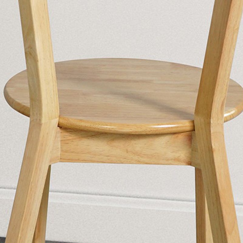 Traditional Kitchen Dining Chairs Wood Armless Dining Chairs