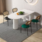 Metal Contemporary Free Form Dining Table Sintered Stone Table for Home Clearhalo ' dining_table' 'Dining Tables & Seating' 'Dining Tables' 'furn' 'furn_dining_table' 'Furniture' 'furniture_dining_table' 'Kitchen & Dining Furniture' 'kitchen&dining_furn' 'kitchen' 'kitchen_dining_table' 1200x1200_997ffe4a-2fad-4d27-bba0-36c77d50ad66