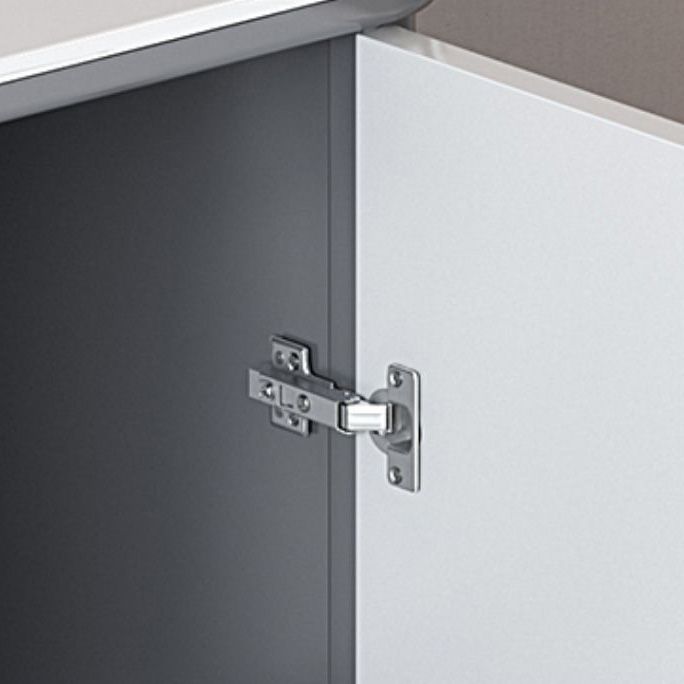 Portes de verre en pierre de buffre glamour avec armoire et tiroirs