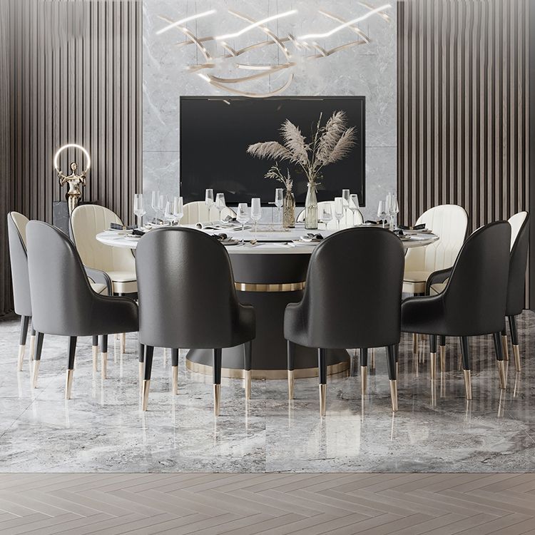 Round Pedestal Dining Site Table Traditional Luxury Dining Table for Indoor Clearhalo ' dining_table' 'Dining Tables & Seating' 'Dining Tables' 'furn' 'furn_dining_table' 'Furniture' 'furniture_dining_table' 'Kitchen & Dining Furniture' 'kitchen&dining_furn' 'kitchen' 'kitchen_dining_table' 1200x1200_99859d54-938e-4ca2-a8f7-04c541b3355f