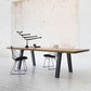 Rectangle 4 Legs Industrial Dining Table Wood Color Fixed Table of Solid Wood Clearhalo ' dining_table' 'Dining Tables & Seating' 'Dining Tables' 'furn' 'furn_dining_table' 'Furniture' 'furniture_dining_table' 'Kitchen & Dining Furniture' 'kitchen&dining_furn' 'kitchen' 'kitchen_dining_table' 1200x1200_9989aa9c-512c-4359-88ce-1d5f0f6a81d2