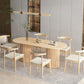 Contemporary Style Dining Oval Table Dining Wooden Table for Restaurant with Wood Legs Clearhalo 'Dining Tables & Seating' 'Dining Tables' 'dining_table' 'furn' 'furn_dining_table' 'Furniture' 'furniture_dining_table' 'Kitchen & Dining Furniture' 1200x1200_998a422a-859c-4016-a66c-490dc7e0e687