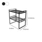 Contemporary Style Metal Bookshelf Open Back Bookcase for Home Office Clearhalo 'Bookcases' 'furn' 'furn_bookcases' 'Furniture' 'Office Furniture' 1200x1200_998bd2a3-ec21-40fd-a143-7495e54bbf13