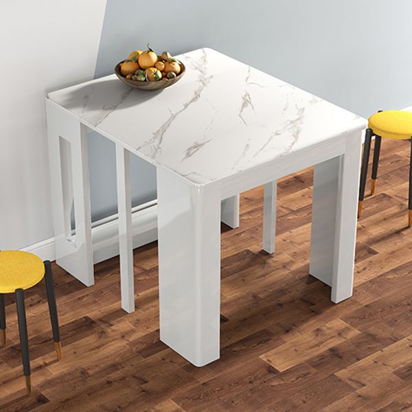 73'' Artificial Foldable Dining Table Extendable Rectangle Table with 5 Legs Clearhalo ' dining_table' 'Dining Tables & Seating' 'Dining Tables' 'furn' 'furn_dining_table' 'Furniture' 'furniture_dining_table' 'Kitchen & Dining Furniture' 'kitchen&dining_furn' 'kitchen' 'kitchen_dining_table' 1200x1200_99932091-fe22-4e04-9447-df7e90074a10