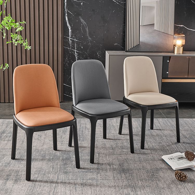 Contemporary Side Chair Dining Room Side Chair Set with Solid Wood Legs Clearhalo ' kitchen&dining_furn' 'Dining Chairs' 'Dining Tables & Seating' 'dining_chair' 'furn' 'furn_dining_chair' 'Furniture' 'furniture_dining_chair' 'Kitchen & Dining Furniture' 'kitchen' 1200x1200_9993d1c3-30bb-4325-b895-1bb7052c218d