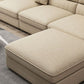 Modern Reversible Chaise Sofa with Pillows Flared Arm Sectionals for Living Room Clearhalo 'furn' 'furn_sectionals' 'Furniture' 'furniture_sectionals' 'kitchen' 'kitchen_sectionals' 'Living Room Furniture' 'Sectionals' 1200x1200_99943d9b-cc97-41b2-acf8-a57ad3d4a56b