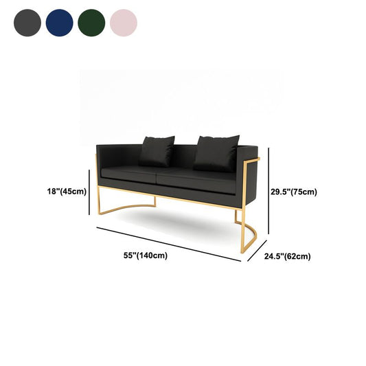 24,40 "W x 29.52" H zeitgenössisches Sofa Smoking -Standardsofa für Wohnzimmer